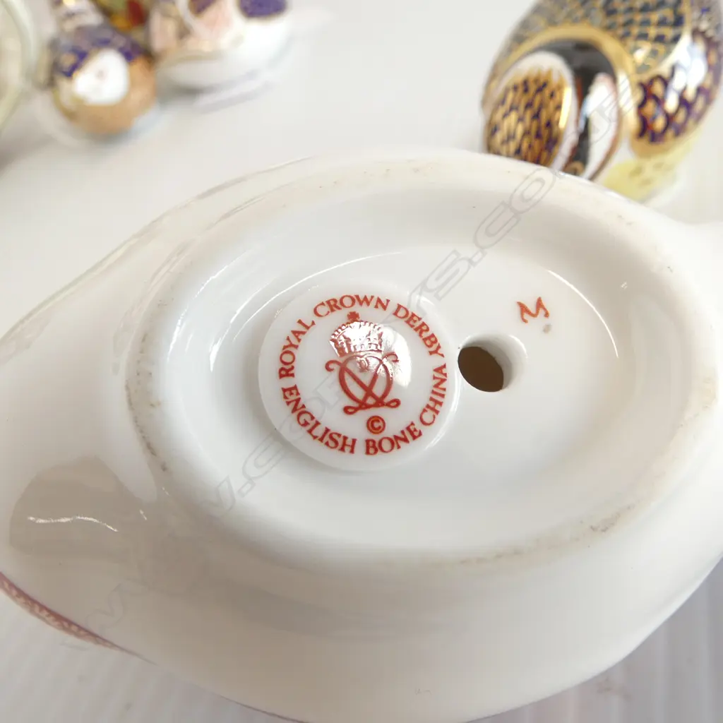 2 ROYAL CROWN DERBY BIRDS, 1 A PHEASANT L.170mm Image 1++
