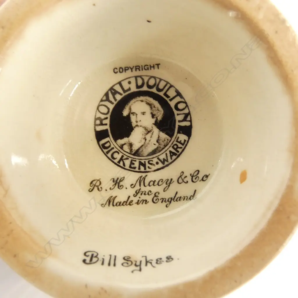 2 LIDDED ROYAL DOULTON DICKENS WARE JARS, H.90/130mm  Image 1++