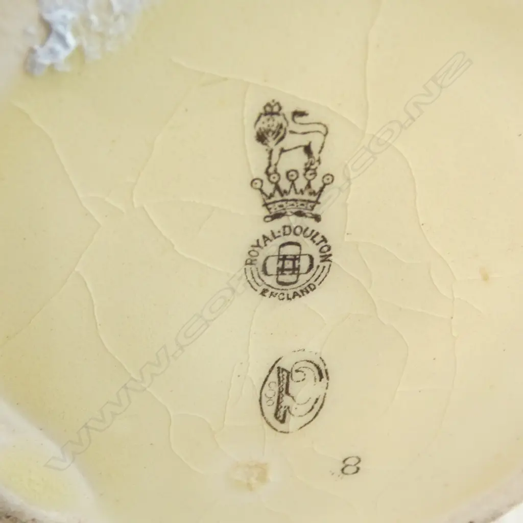 RARE ROYAL DOULTON PIXES WARE JUG, H.182mm, Ltd production run 1913-1930 Image 1++