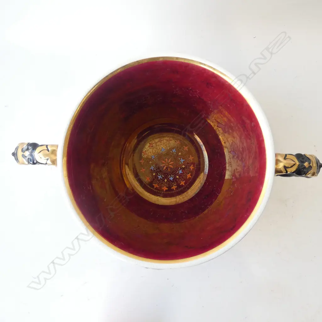 CARLTON WARE 'HENRY THE EIGHT' PUNCH BOWL LTD ED. 199/250 w. TOKEN H.210mm, W.340mm Image 1++