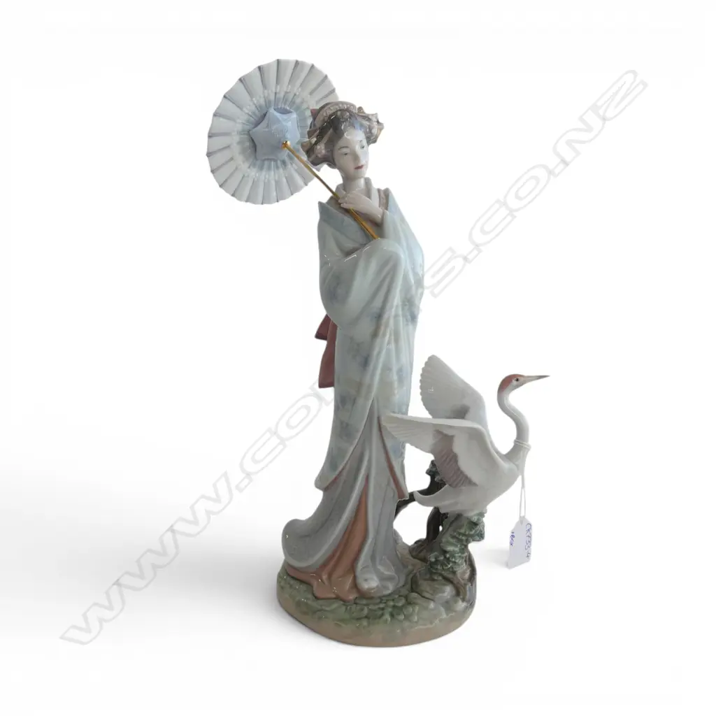 LLADRO 'JAPANESE PORTAIT' FIGURINE w. box H.370mm Image 1++