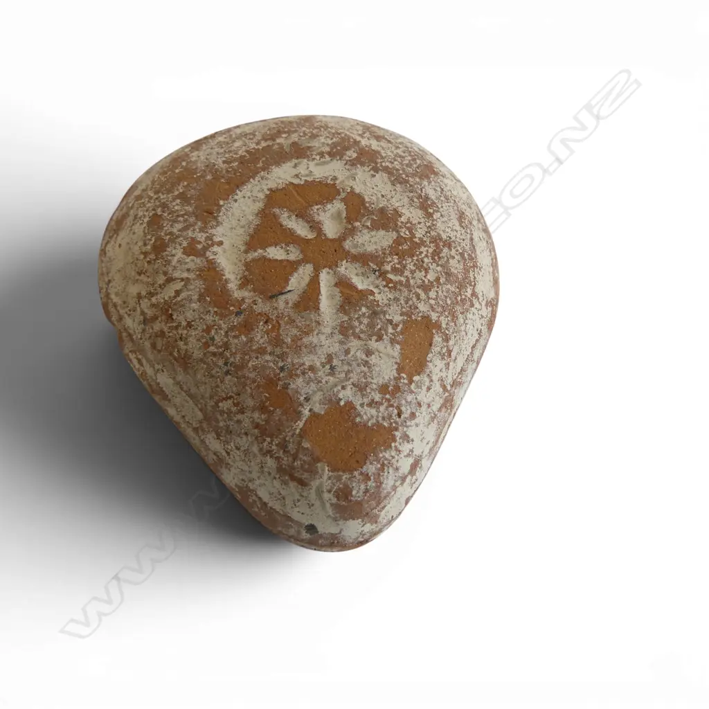 ROMAN / EGYPTIAN TERRACOTTA OIL LAMP 75x65mm Image 1++