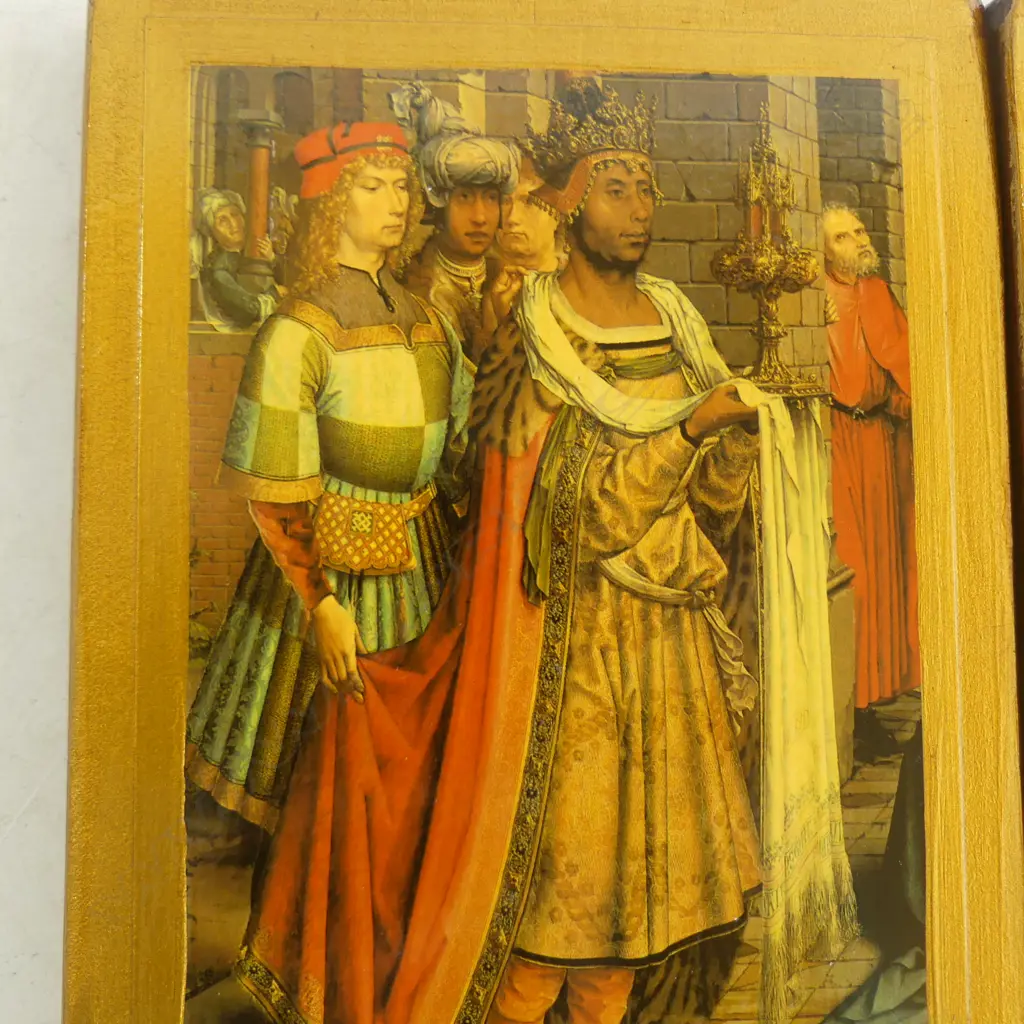 3 ICON STYLE PICTURES ON WOOD L165MM LONGEST  Image 1++