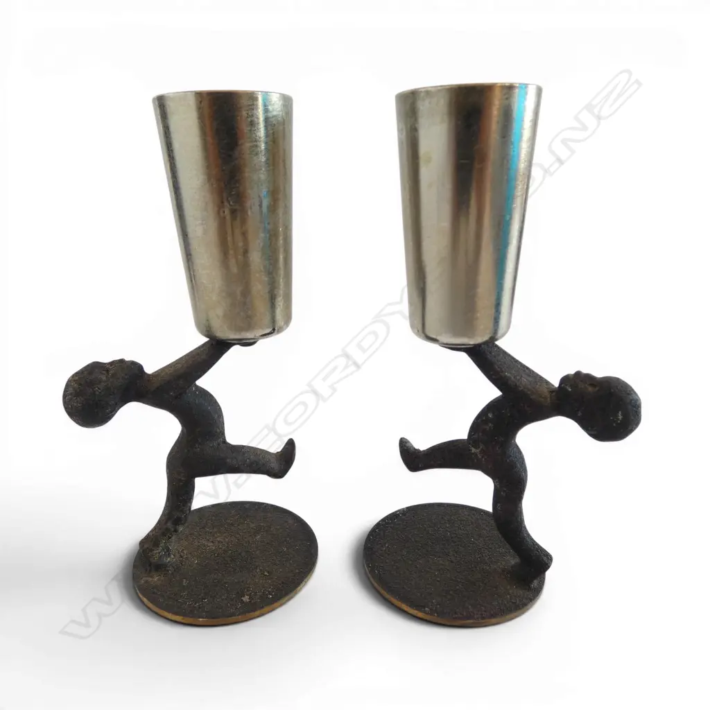 PR METAL CANDLESTICKS H.105mm Image 1++