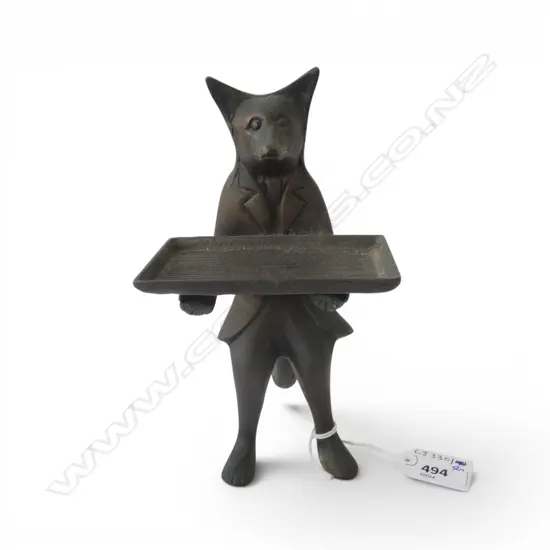 BRONZE FOX SILENT BUTLER CARD HOLDER H190MM