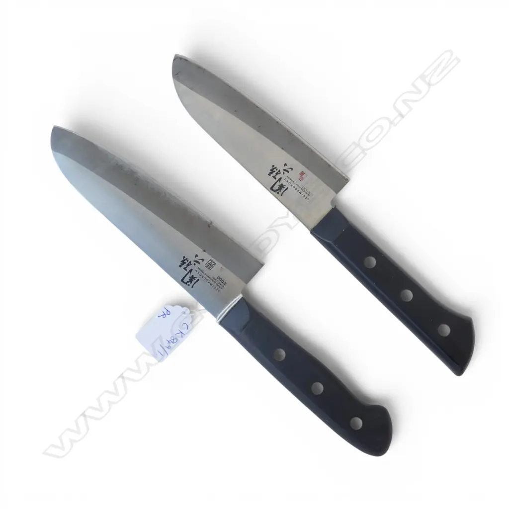 2 JAPANESE SEKIMAGOROKU CHEF KNIVES L.290mm Image 1++