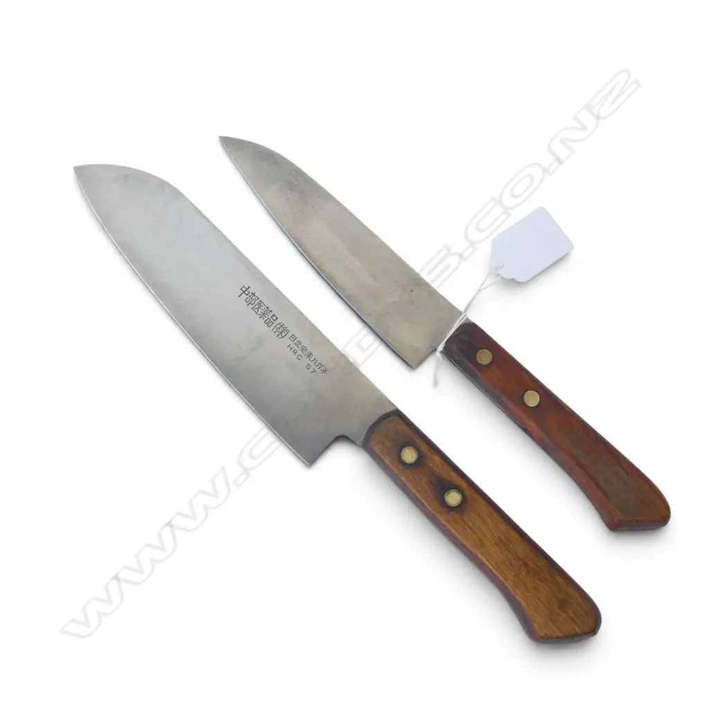 2 JAPANESE CHEF KNIVES; L.280, 240mm Image 1++