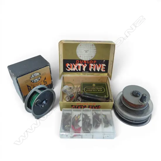 VINTAGE BOXED PRIDEX JW YOUNGS FRESHWATER REEL & FLY FISHING TACKLE