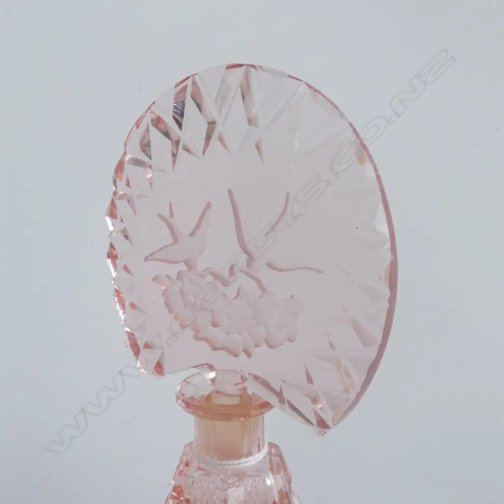 DECO GLASS SCENT BOTTLE H.185mm Image 1++