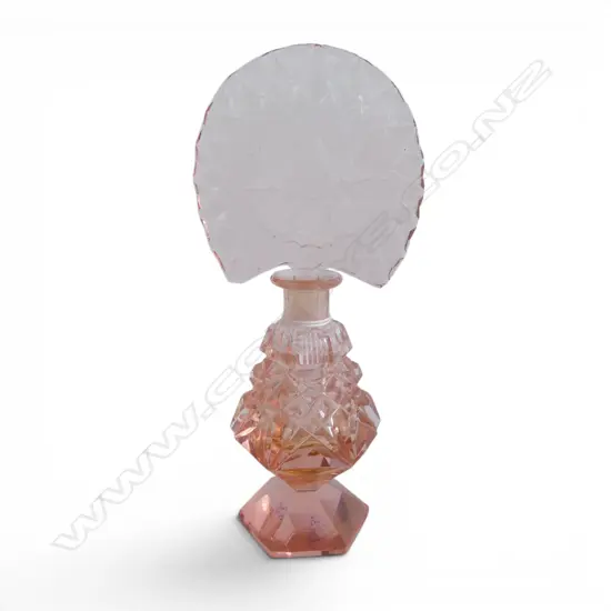 DECO GLASS SCENT BOTTLE H.185mm