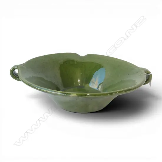 LG GREEN GLAZED BOWL 360mm dia