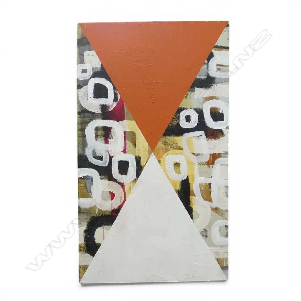 ARTIST UNKNOWN ACYRLIC ON BOARD THIS TIME 1210 X 700 MM Image 1++