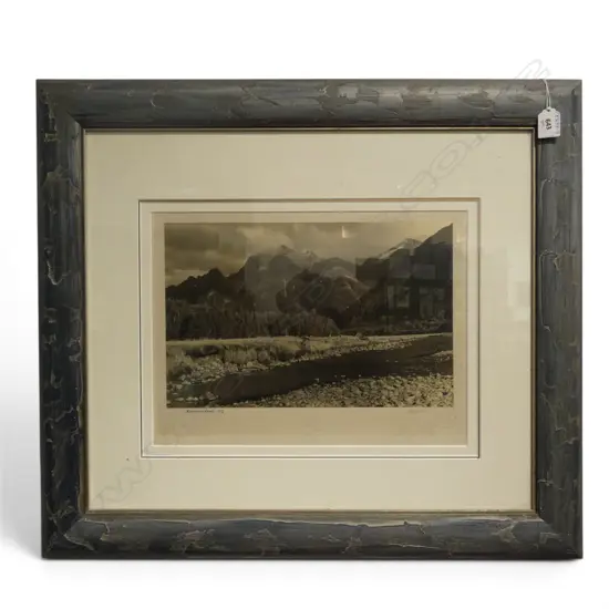 JAMES LLOYD WILSON, PHOTOGRAPH OF THE EGLINGTON RIVER N.Z., 300x400mm