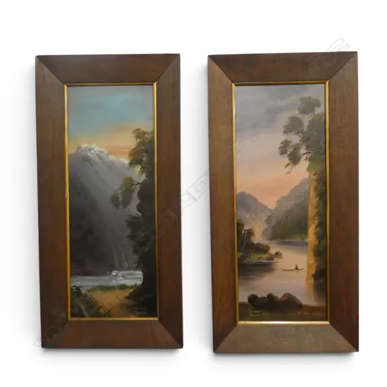 PAUL WREN, 2 N.Z. OILS, 610x225mm