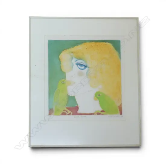 JAN NIGRO, LOVE BIRDS, Ltd Ed. PRINT 1/1, 290x275mm7