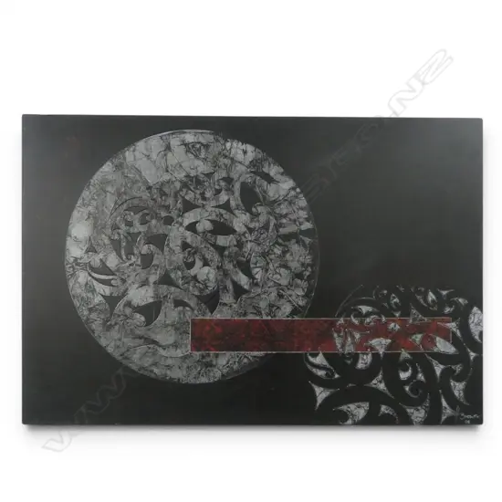 TONY BROWN, UNTITLED 2008, ACRYLIC ON BOARD, SIGNED AND DATED LOWER RIGHT, 610 X 910MM PURCHASED CORBAN'S ESTATE ART