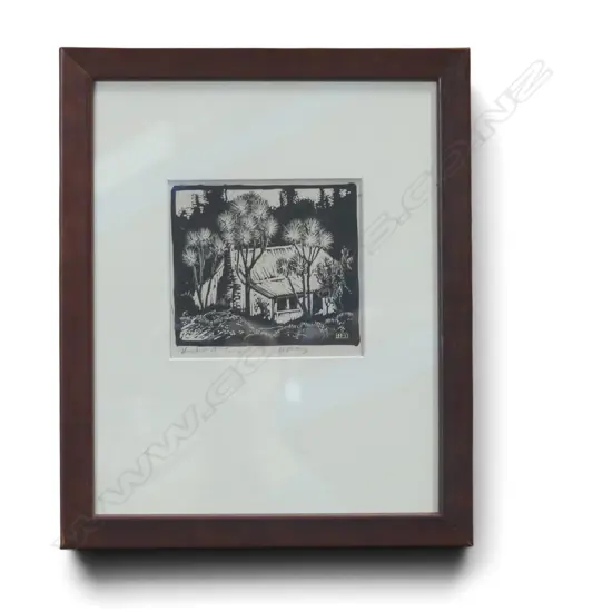 HERBERT TORNQUIST, ALBANY, WOOD ENGRAVING, 90 X 105mm