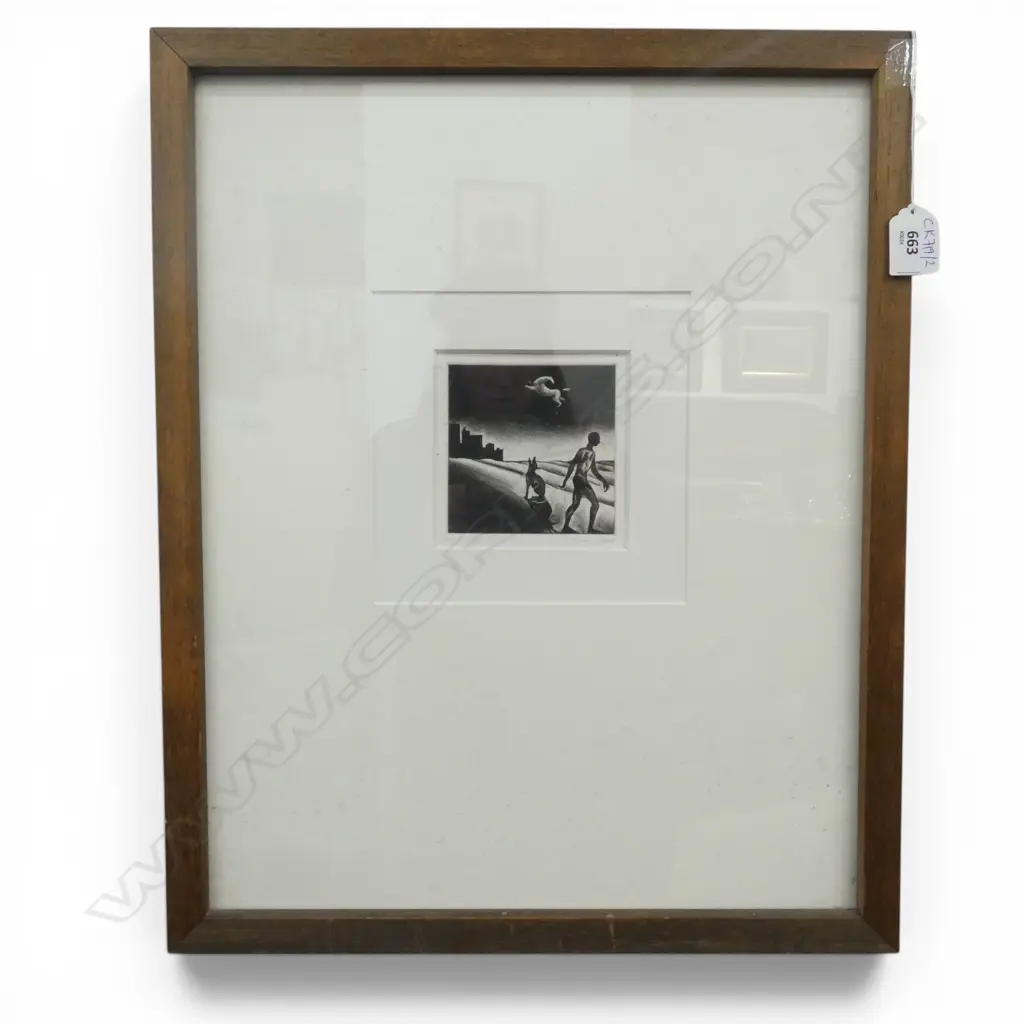 VIVIAN WARD, UNTITLED, ETCHING 1/15 105x100mm (490x400mm overall) Image 1++
