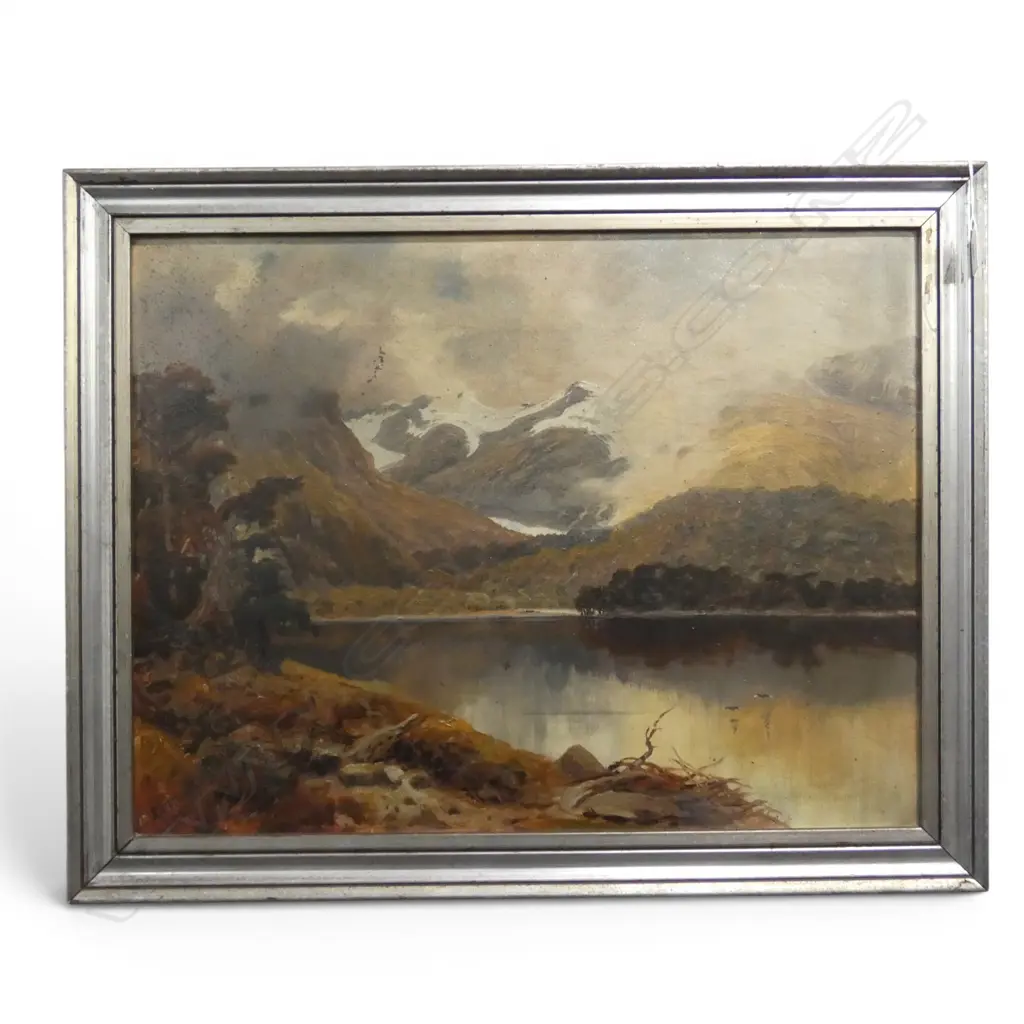E W CHRISTMAS, SOUTH ISLAND LAKE LANDSCAPE, OIL ON BOARD, SIGNED AND DATED 06, 500 X 650MM Image 1++