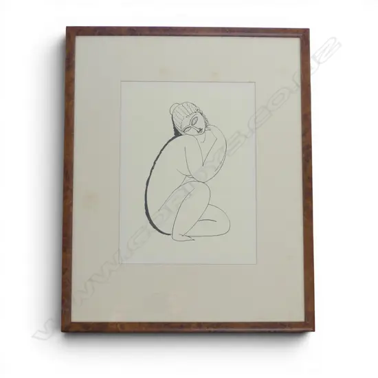 MODIGLIANI REPRO PRINT, H.640x510, some foxing on matt