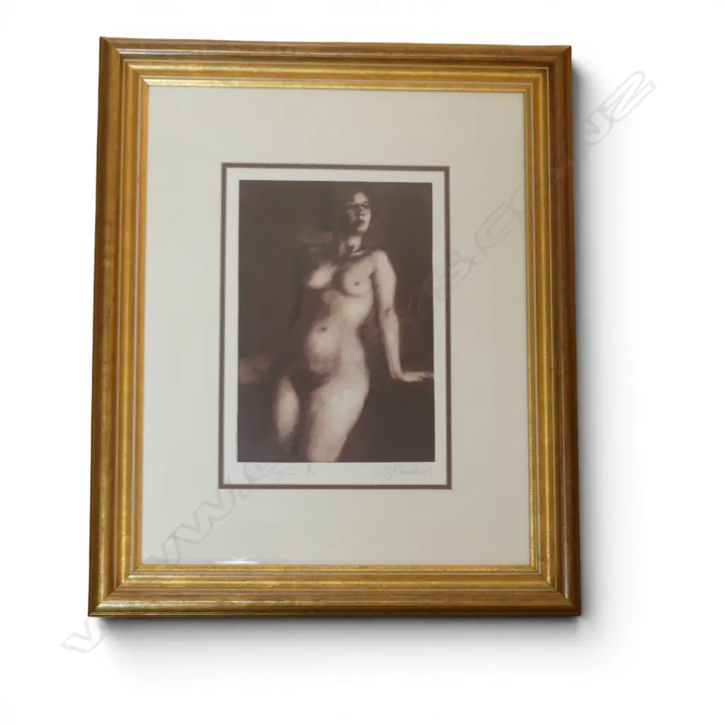 G. D. RANDERSON 'NUDE STUDY I' PRINT 19/25 325x225mm Image 1++