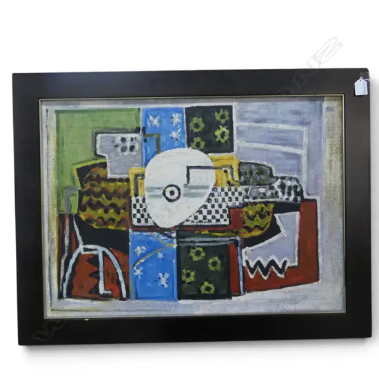 ARTIST UNKNOWN, ABSTRACT, ACRYLIC ON BOARD, 470x660mm