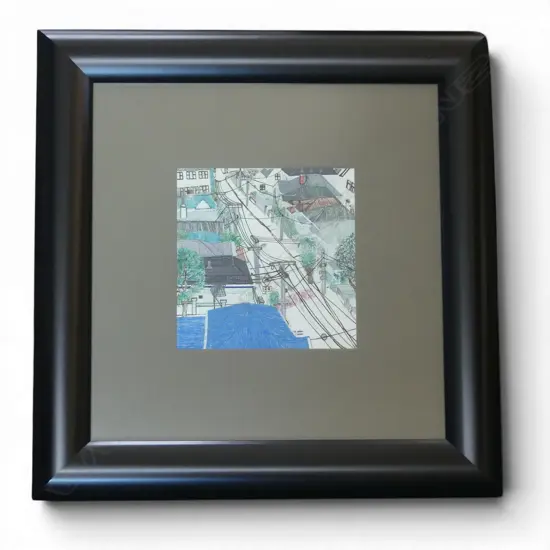 KYLE O'REGAN, THE NEIGHBOURHOOD, INK ON PAPER, 210x210mm 2008 Wellington winner Yellow Pages Art Awards