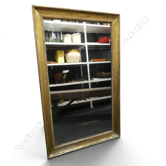 ANTIQUE GILT FRAMED MIRROR 790x1270mm