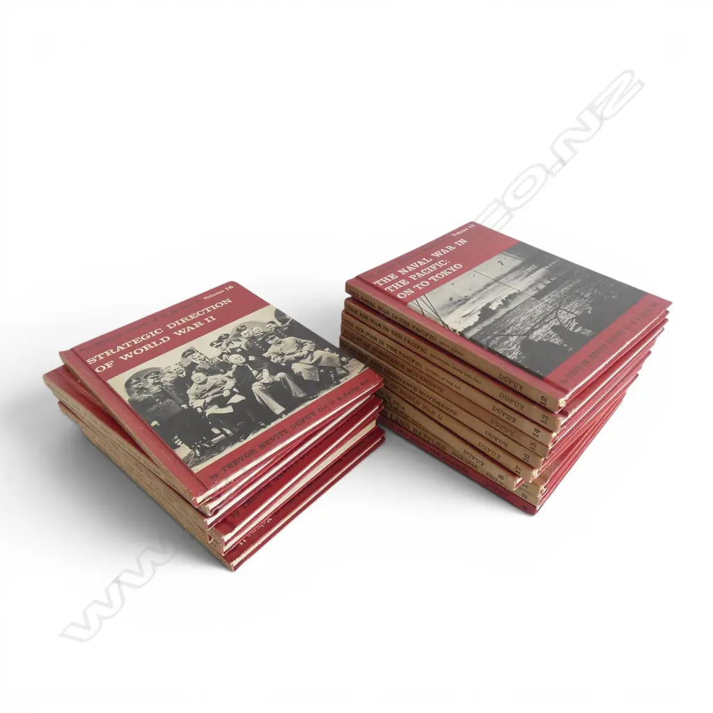 VOLS 1-18 'THE MILITARY HISTORY WWII' by Trevor Nevitt Dupuy, vol 3 missing Image 1++