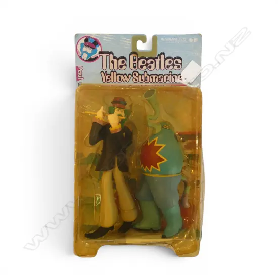 BEATLES YELLOW SUBMARINE CHARACTER TOY W. PAUL & SUCKING MONSTER- BOXED