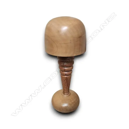 WOODEN HAT BLOCK STAND 330 mm H