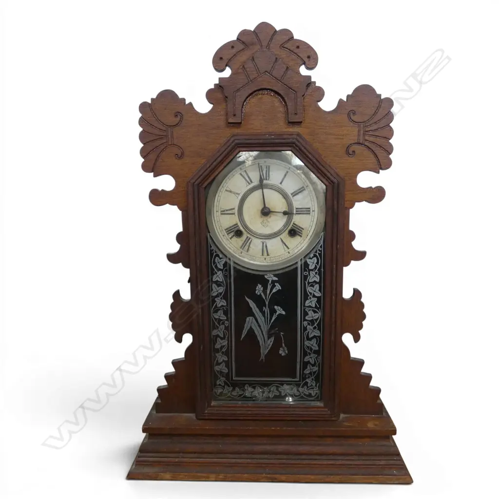 VINTAGE GINGERBREAD CLOCK H.580mm Image 1++