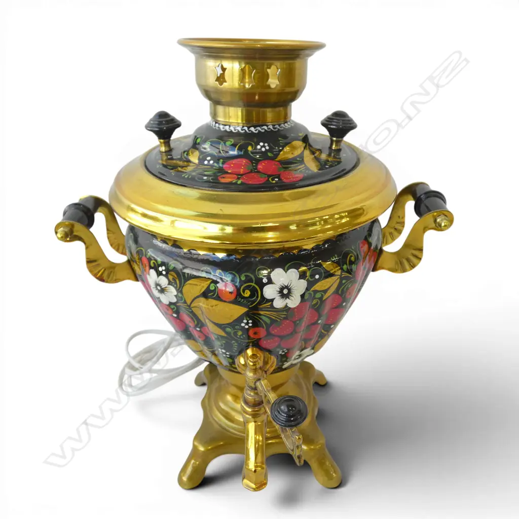 HAND PAINTED SAMOVAR H.320mm Image 1++
