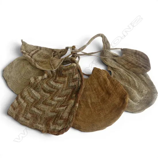 6 VINTAGE BILUM BAGS 