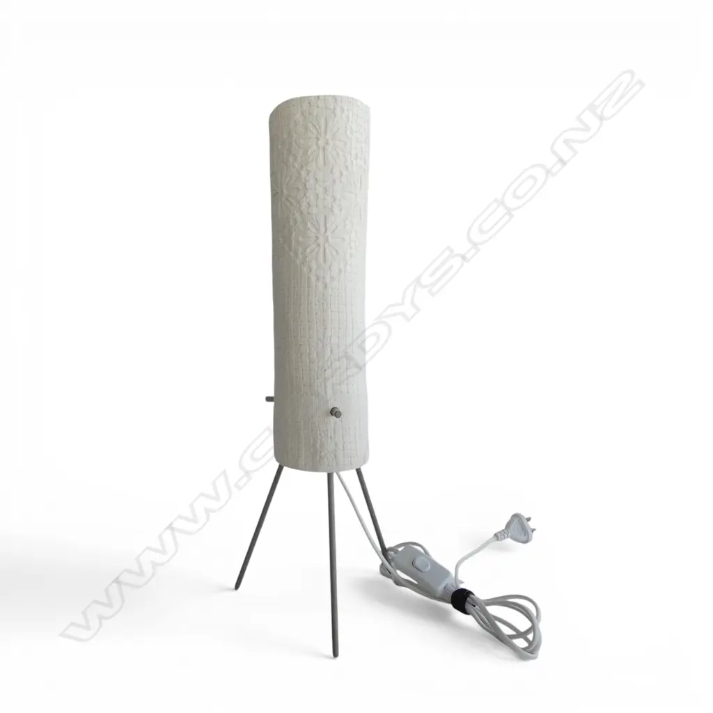 MODERN CERAMIC TABLE LAMP, SIGNED S R BRIDGES 2019 H.465mm Image 1++