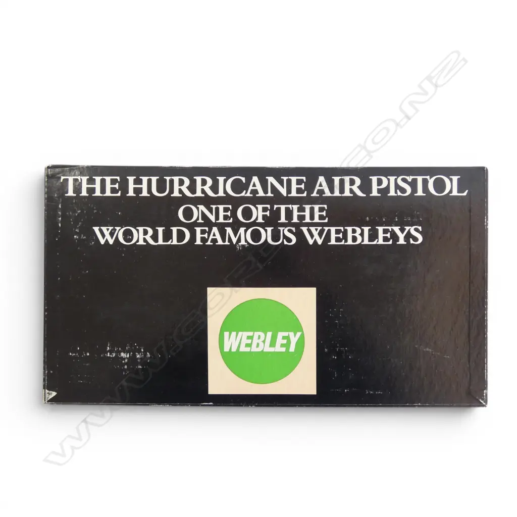 WEBLEY & SCOTT HURRICANE AIR PISTOL in original box Image 1++
