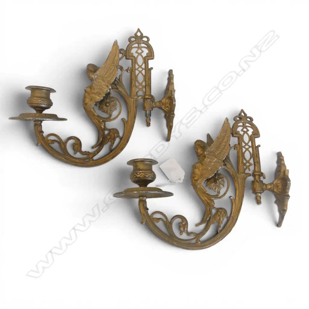 PR GILT METAL SCONCES H.190mm Image 1++