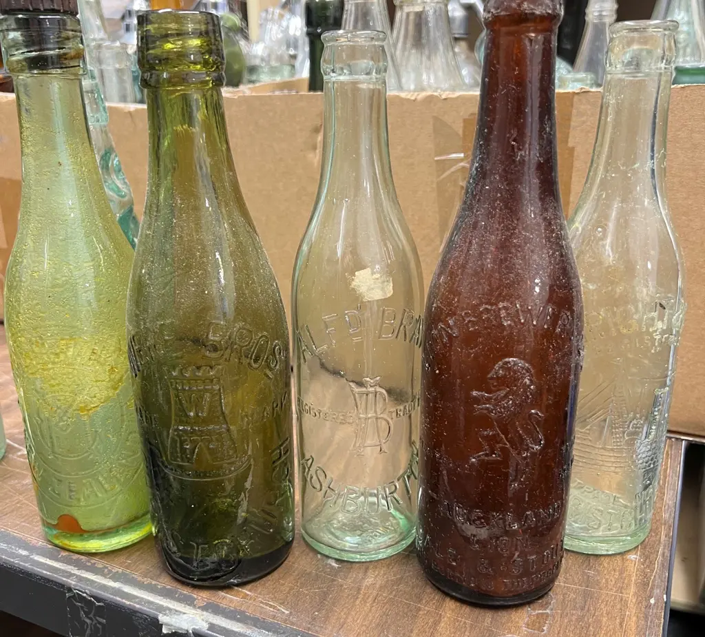 9 OLD NZ NAMED BOTTLES: includes 3 codd neck etc... Image 1++