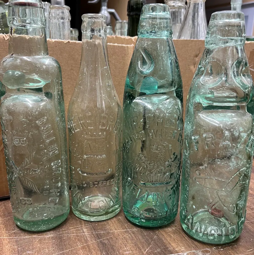 9 OLD NZ NAMED BOTTLES: includes 3 codd neck etc... Image 1++
