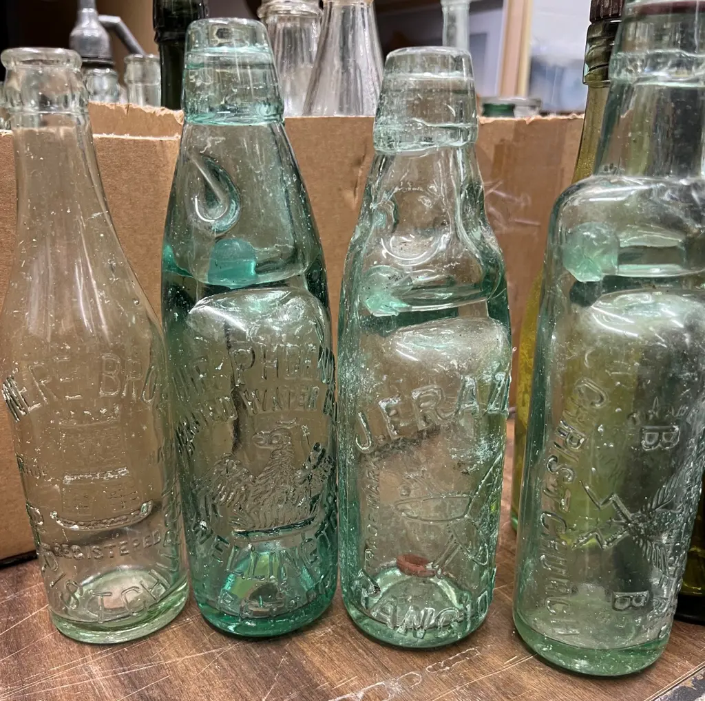 9 OLD NZ NAMED BOTTLES: includes 3 codd neck etc... Image 1++