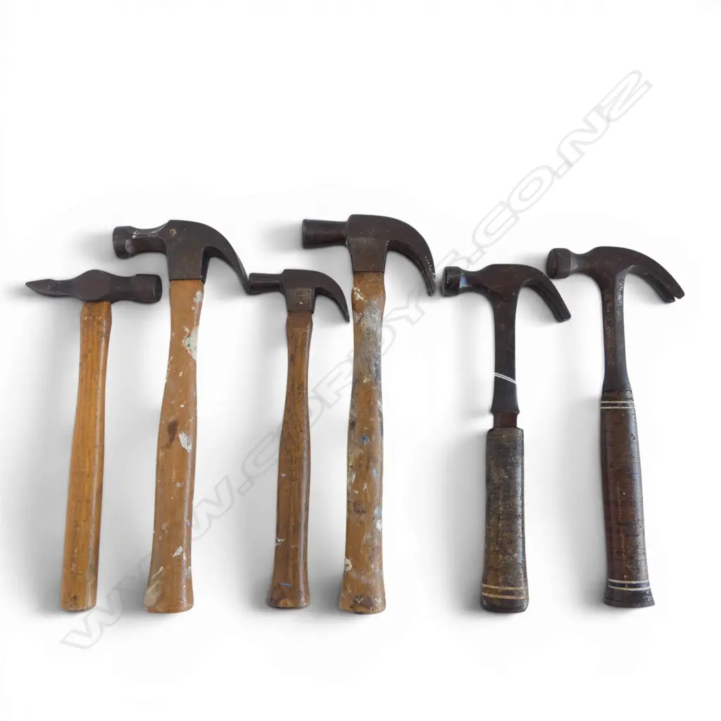 6 VINTAGE HAMMERS Image 1++