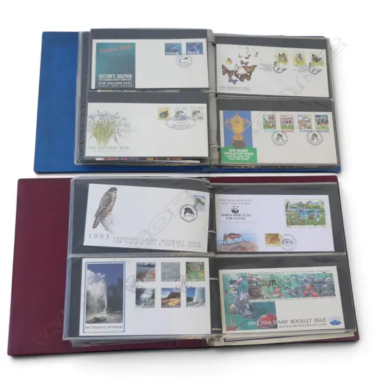 2 FIRST DAY COVER ALBUMS
