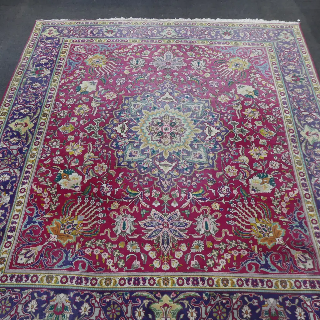 HAND KNOTTED WOOL PILE CARPET 3350x3000mm Image 1++