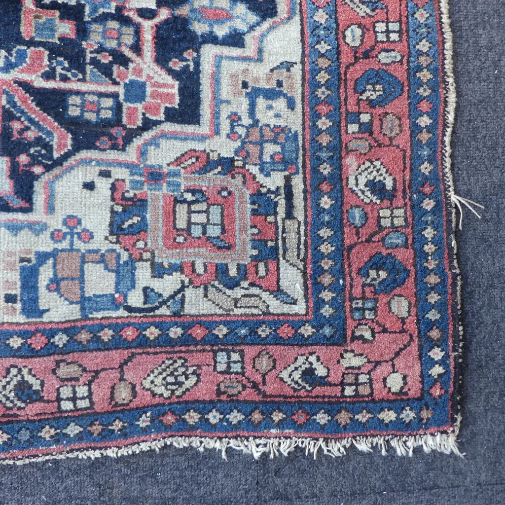 HAND KNOTTED WOOL PILE RUG 1510x1100mm Image 1++