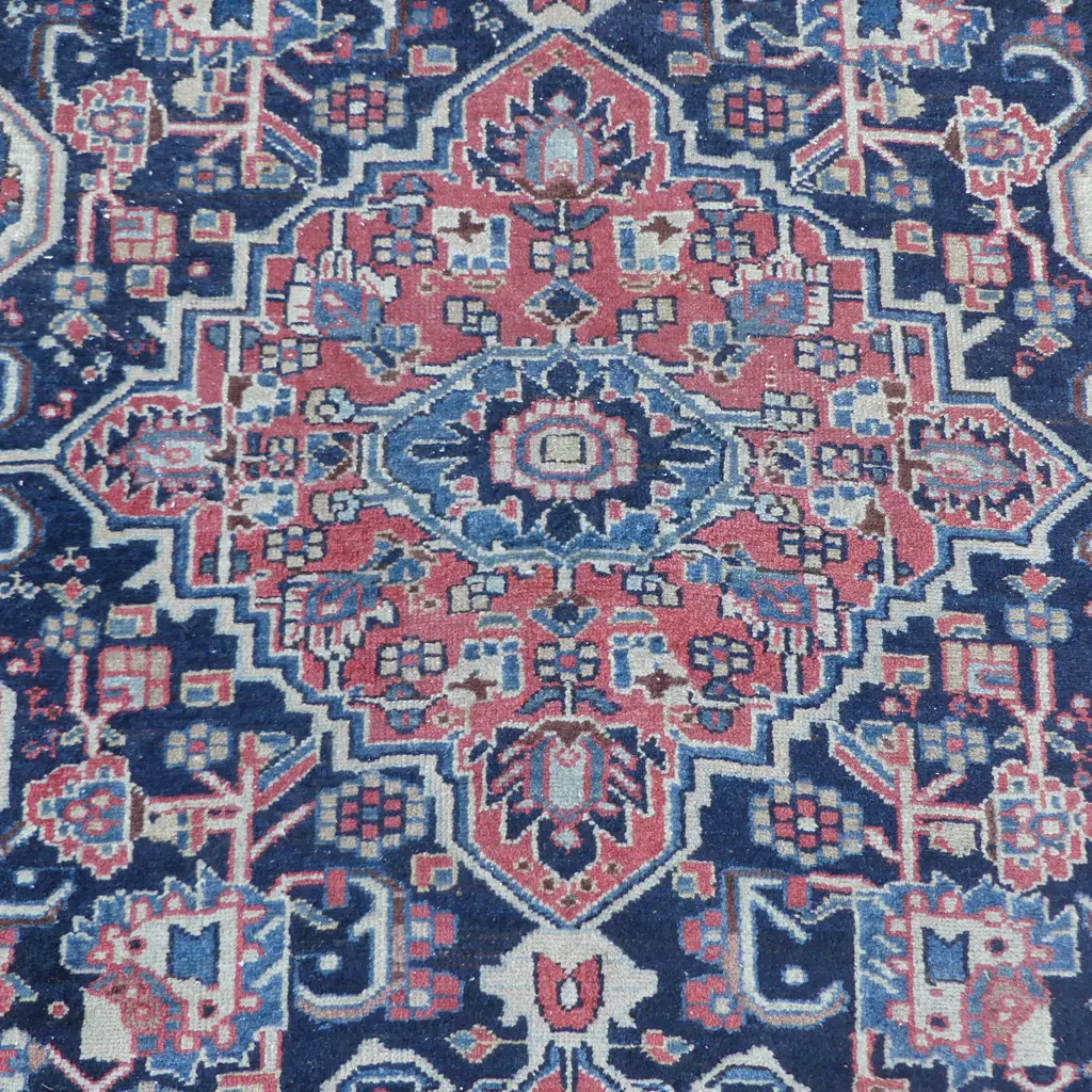 HAND KNOTTED WOOL PILE RUG 1510x1100mm Image 1++