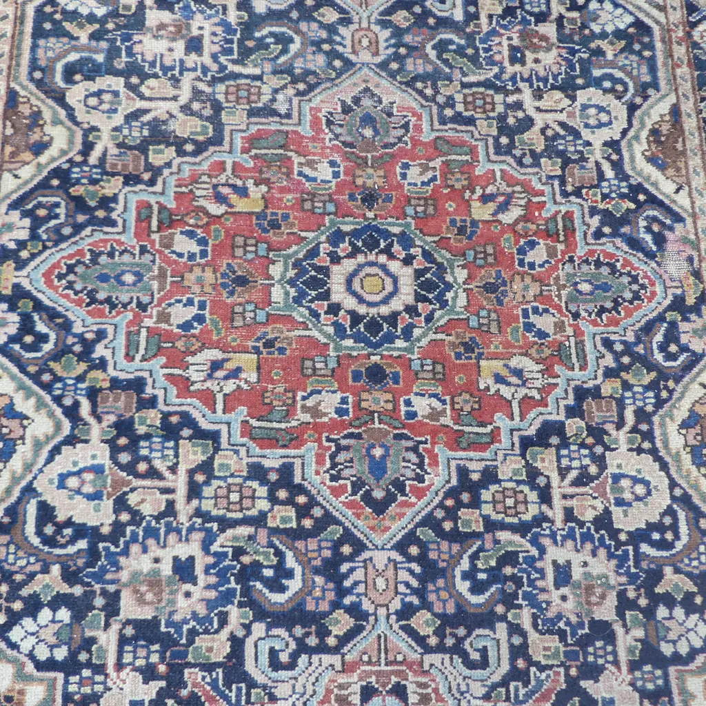 HAND KNOTTED WOOL PILE RUG 1500x1090mm Image 1++
