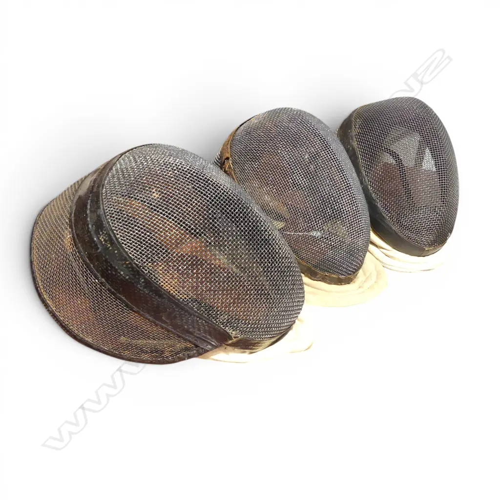 3 FENCING MASKS Image 1++