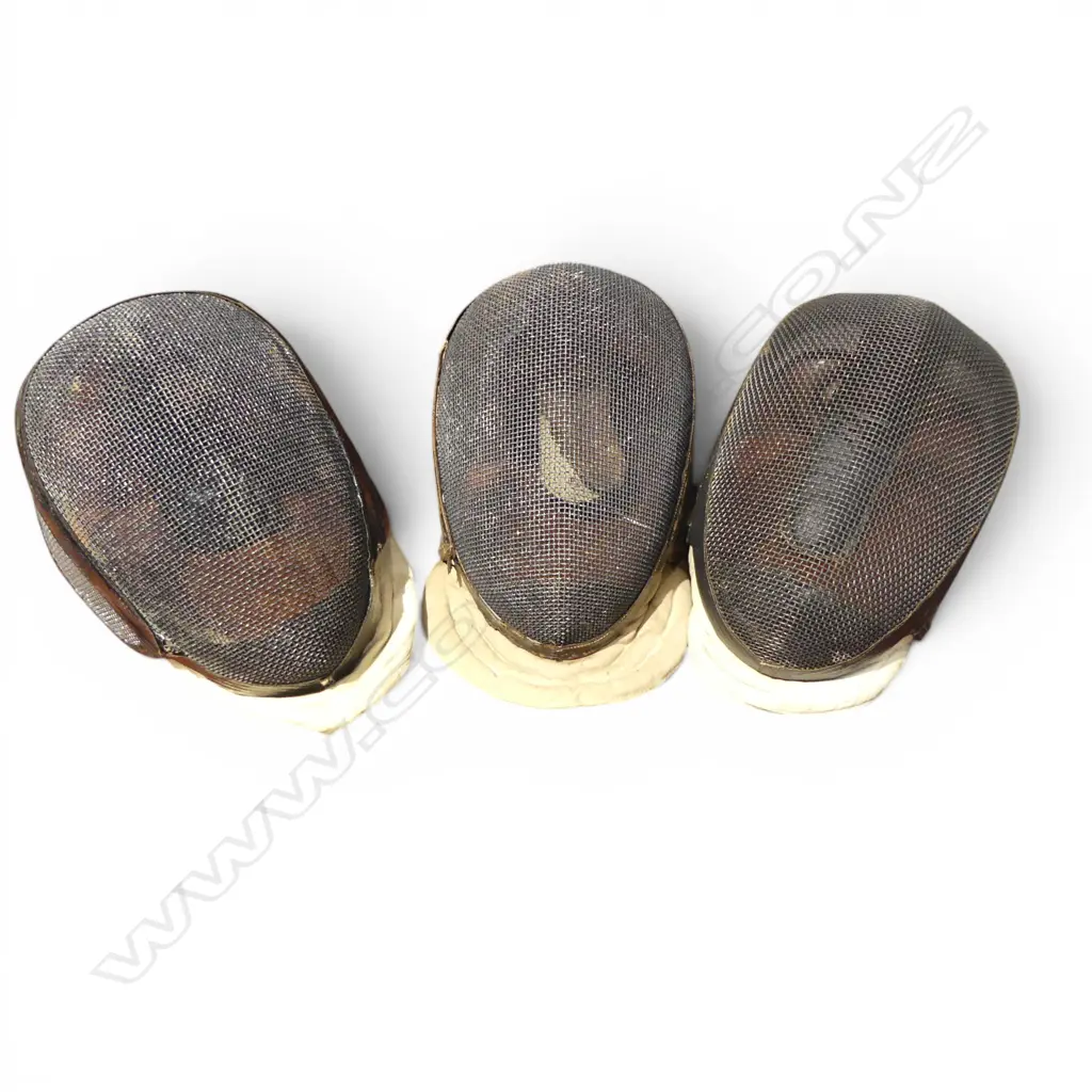 3 FENCING MASKS Image 1++