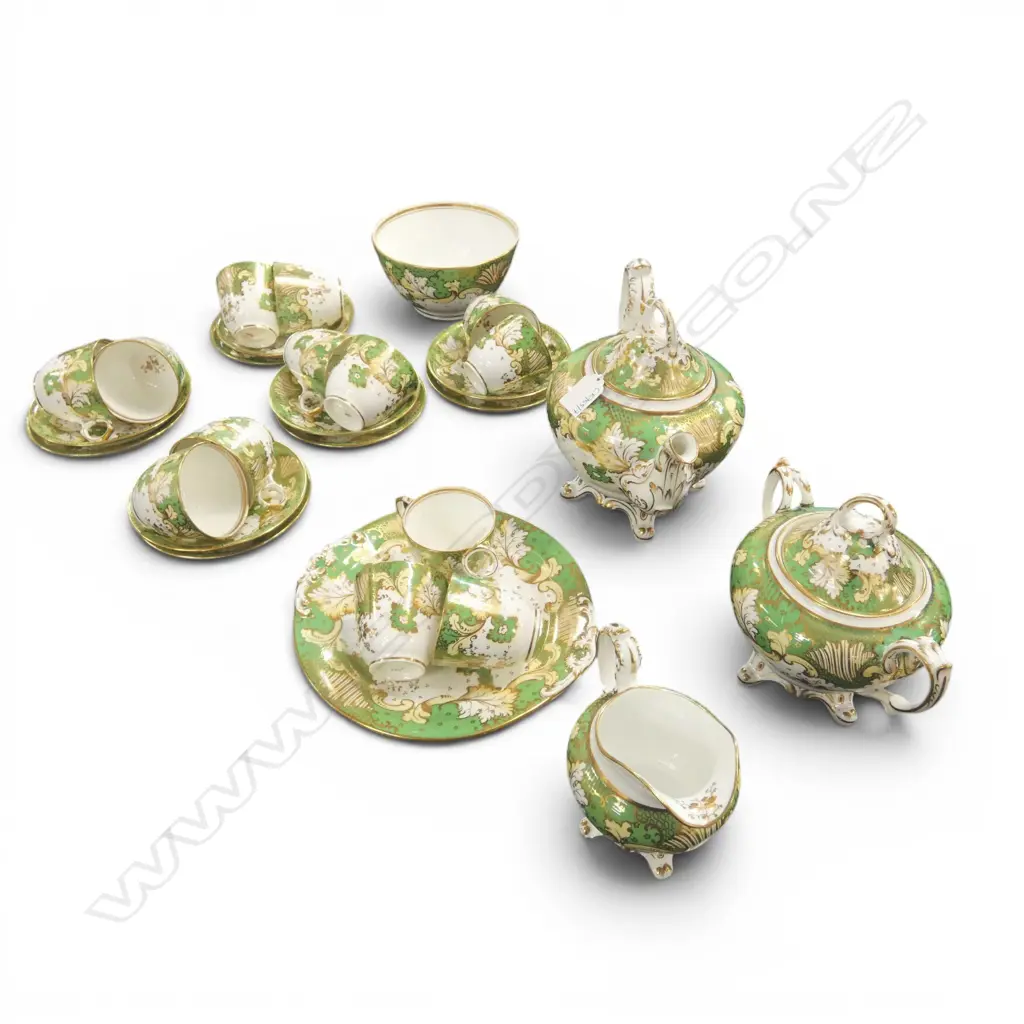 ANTIQUE TEA SET, REPAIRS Image 1++