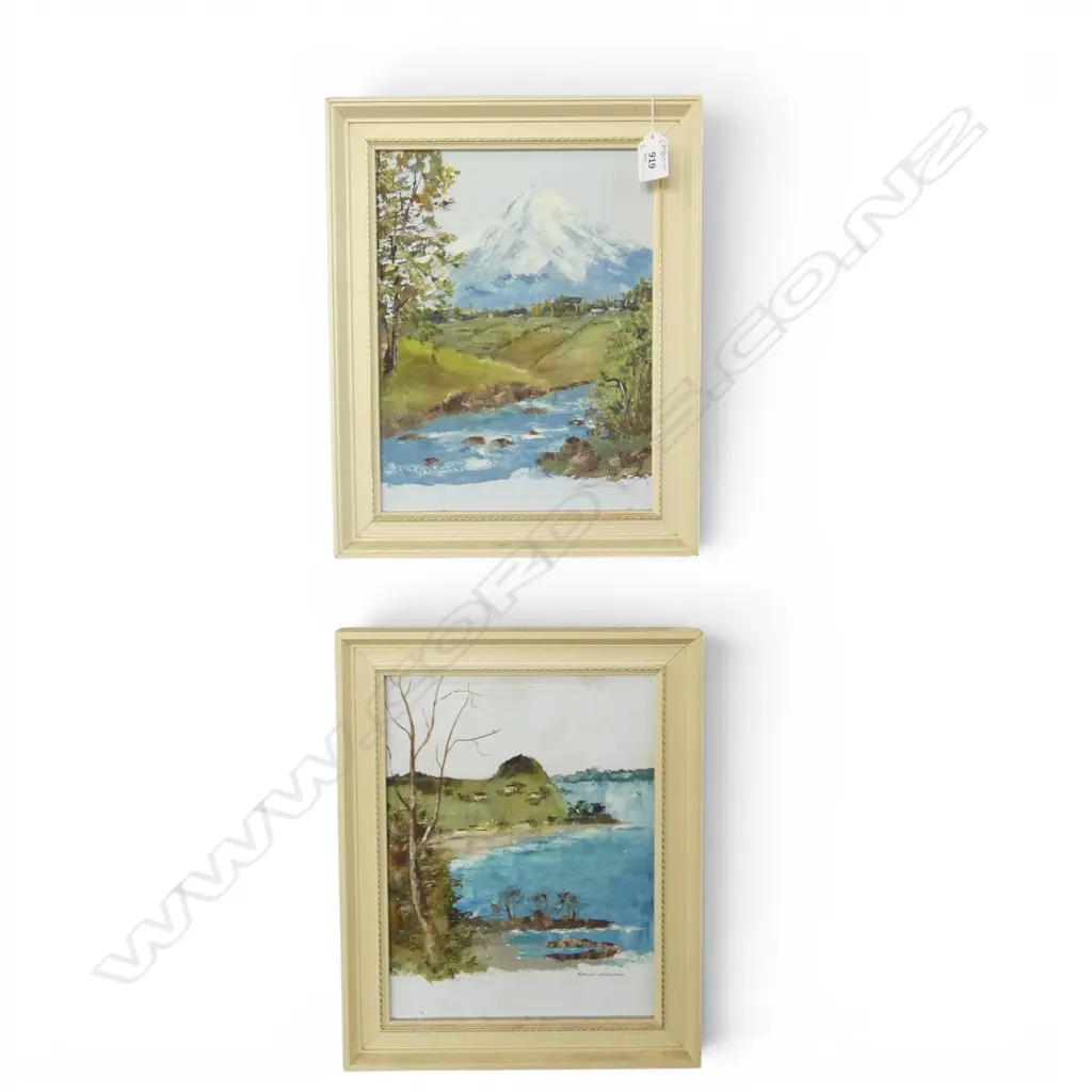 2 ROBINA TEMPLETON'S, WOOLEY'S BAY & MT EGMONT, 280x215mm Image 1++